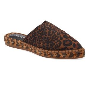 Kelsi Dagger Brooklyn Jazz Leopard Mules 7.5